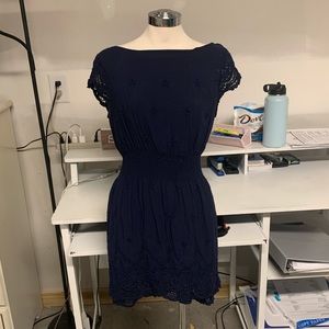 Navy blue dress